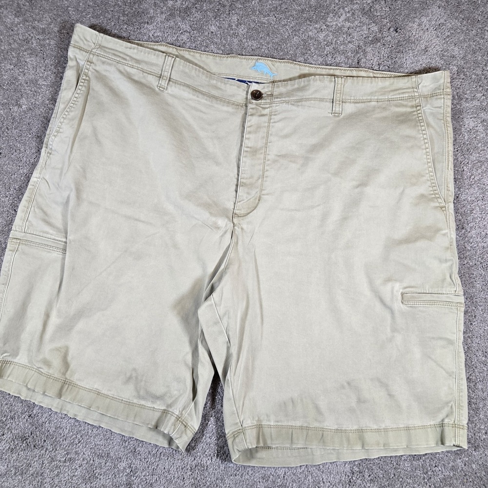 Tommy Bahama Cargo Shorts Mens 46R Relaxed Khaki Tan Shorts